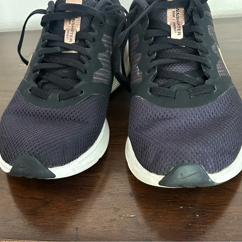 Nike Black and Gold Athletic Sneakers